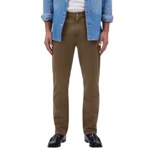 NWT Madewell 1991 Allday Straight-Leg Pants 30x32 Driftwood Brown - TEAR